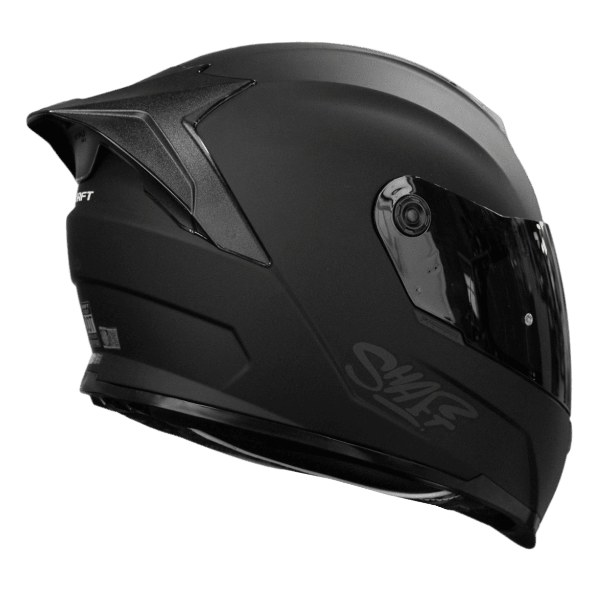 CASCO SHAFT 502SP SOLID NEGRO | CASCO INTEGRAL CERTIFICADO DOT ACREDITADO2