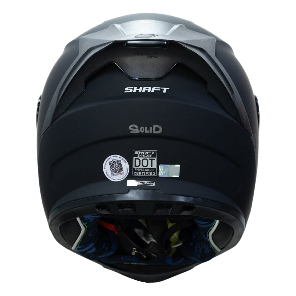 CASCO SHAFT 502SP SOLID NEGRO SILVER | CASCO INTEGRAL CERTIFICADO DOT ACREDITADO4