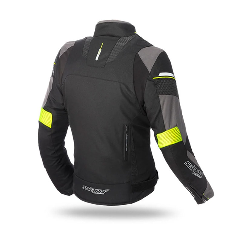 Chaqueta para Moto Mujer Seventy SD-JR71 Invierno Racing Negra