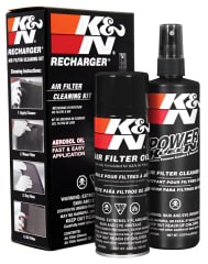 KIT DE LIMPIEZA Y RECARGA EN AEROSOL PARA FILTROS DE AIRE | K&N