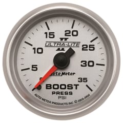 MANOMETRO PRESION DE TURBO MECANICO 0-35psi ULTRA-LITE II (52MM) | AUTOMETER