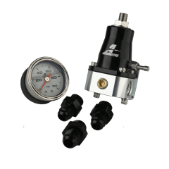 KIT DE REGULADOR + RELOJ DE PRESION DE COMBUSTIBLE | AEROMOTIVE