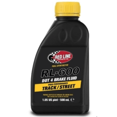 LIQUIDO DE FRENOS  RL-600 / DOT 4 (500ML) | RED LINE