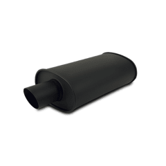 MUFFLER NEGRO 2.5'OVALADO UNA SALIDA STREETPOWER | VIBRANT