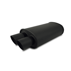MUFFLER NEGRO 3' OVALADO DOS SALIDA STREETPOWER | VIBRANT