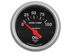 MANOMETRO PRESION DE ACEITE ELECTRONICO SPORT-COMP (52MM) | AUTOMETER