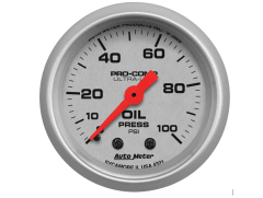 MANOMETRO PRESION DE ACEITE MECANICO ULTRA LITE (52MM) | AUTOMETER