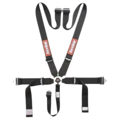 CINTURON DE 5 PUNTAS CAMLOCK - 3´in COLOR NEGRO | RACEQUIP