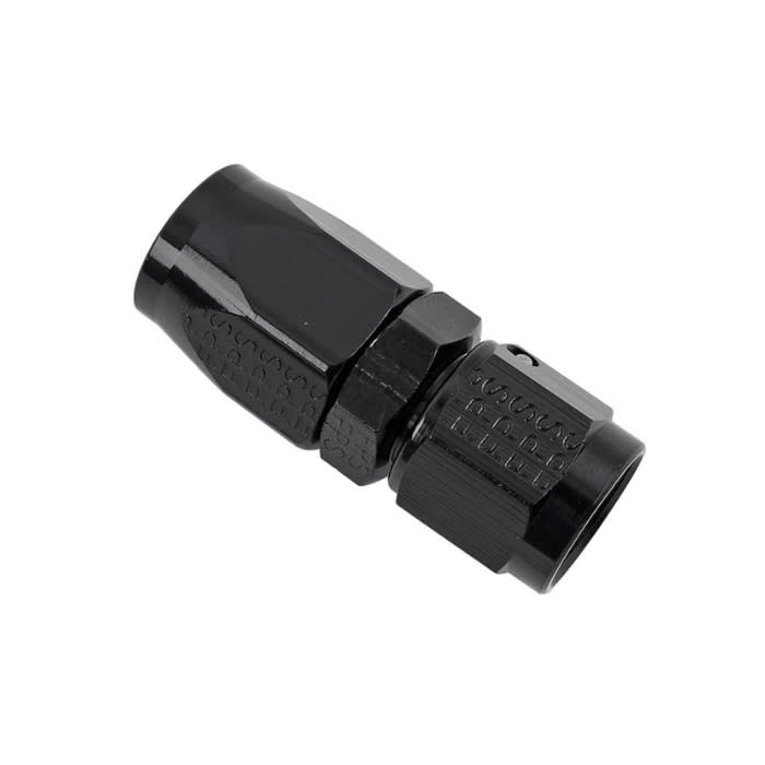 NIPLE RECTO 6AN (HEMBRA) POWER FLOW - NEGRO | FRAGOLA SERIE 30002