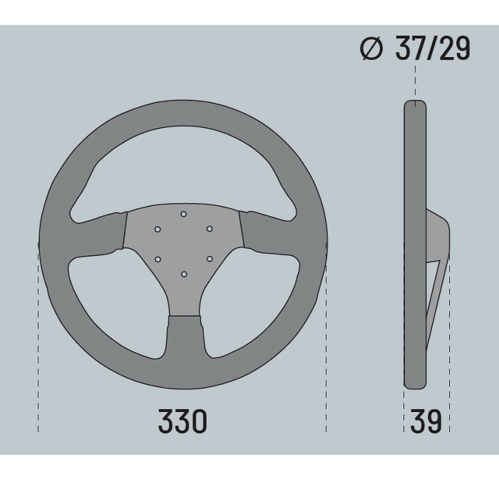 VOLANTE DEPORTIVO - R383 330MM | SPARCO2