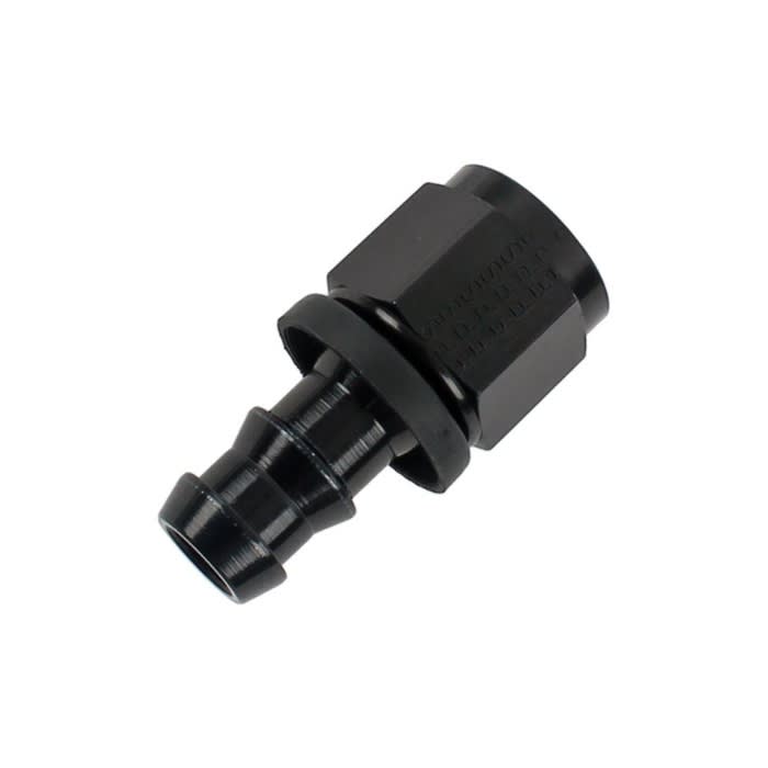NIPLE RECTO 8AN (HEMBRA) A 8AN PUSH LITE - NEGRO | FRAGOLA SERIE 80001