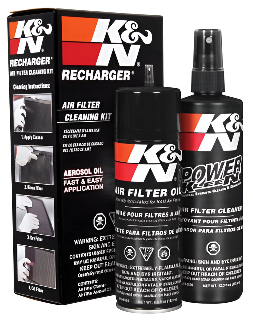 KIT DE LIMPIEZA Y RECARGA EN AEROSOL PARA FILTROS DE AIRE | K&N1