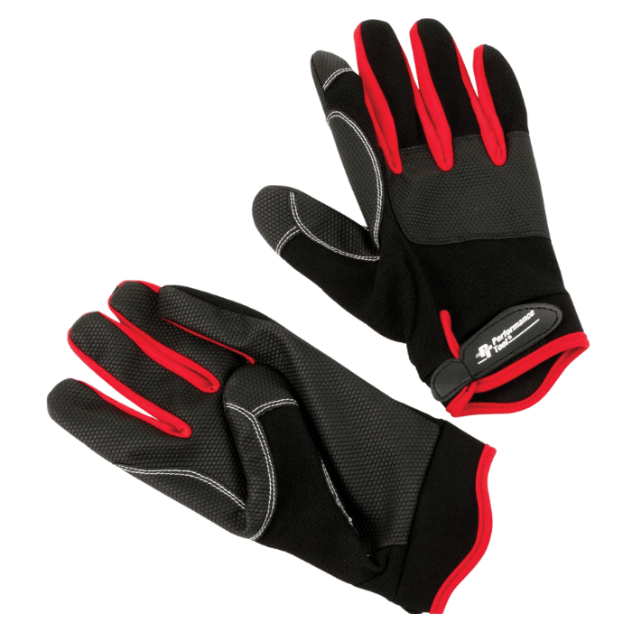 GUANTES DE TRABAJO-MECANICA - TALLA L | PERFORMANCE TOOLS2