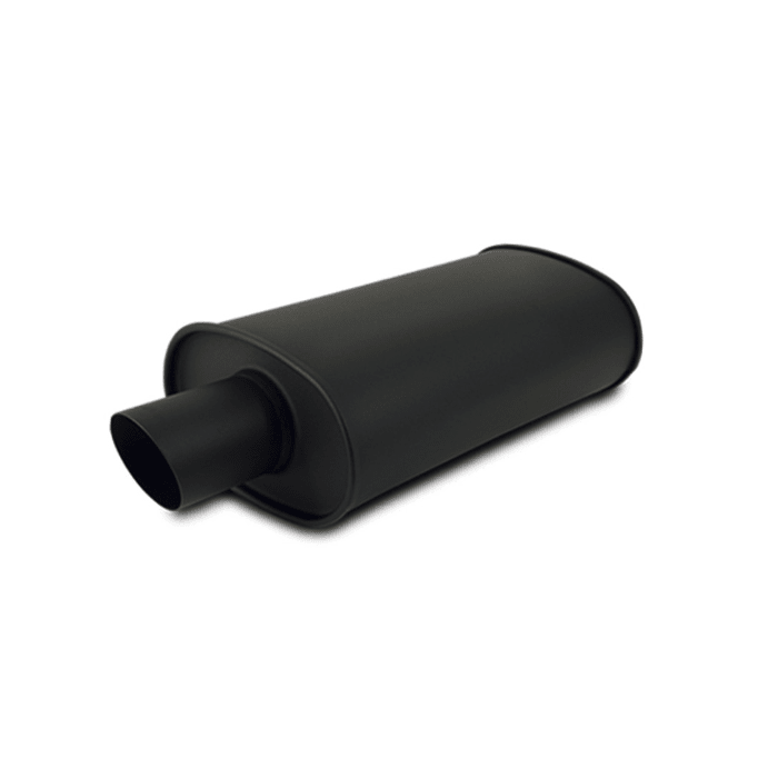 MUFFLER NEGRO 2.5'OVALADO UNA SALIDA STREETPOWER | VIBRANT1