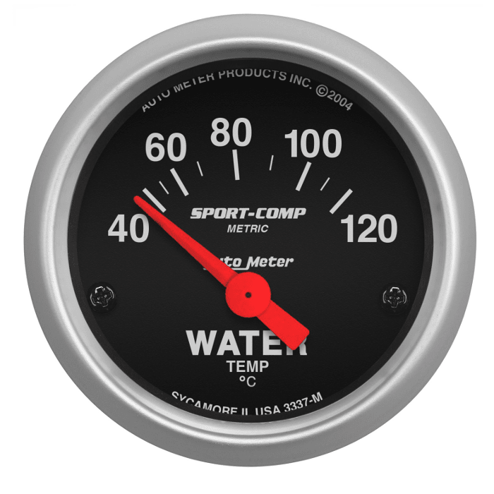 MEDIDOR TEMPERATURA DE AGUA ELECTRONICO SPORT-COMP (52.4MM) | AUTOMETER1