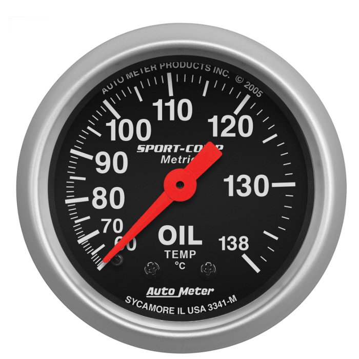 MEDIDOR TEMPERATURA DE ACEITE MECANICO SPORT-COMP (52MM) | AUTOMETER1