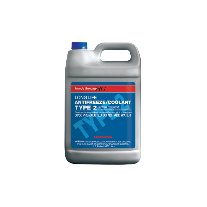 COOLANT - ANTIFREEZE TYPE 2 | OEM HONDA1