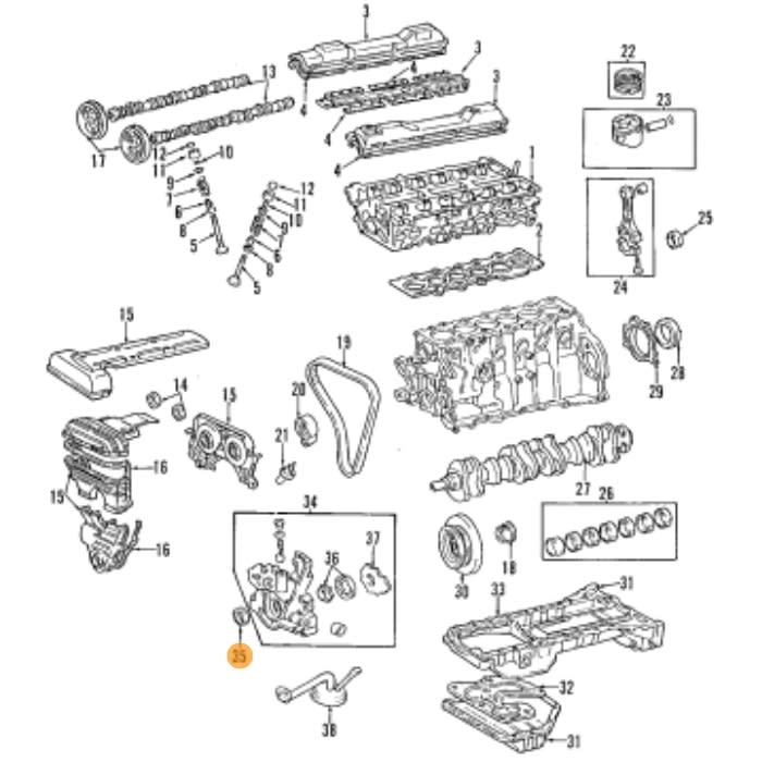 RETEN BOMBA DE ACEITE TOYOTA | OEM TOYOTA3