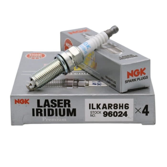 JUEGO DE BUJIAS NGK LASER IRIDIUM 96024 (ILKAR8H6) - GRADO 8 | NGK1