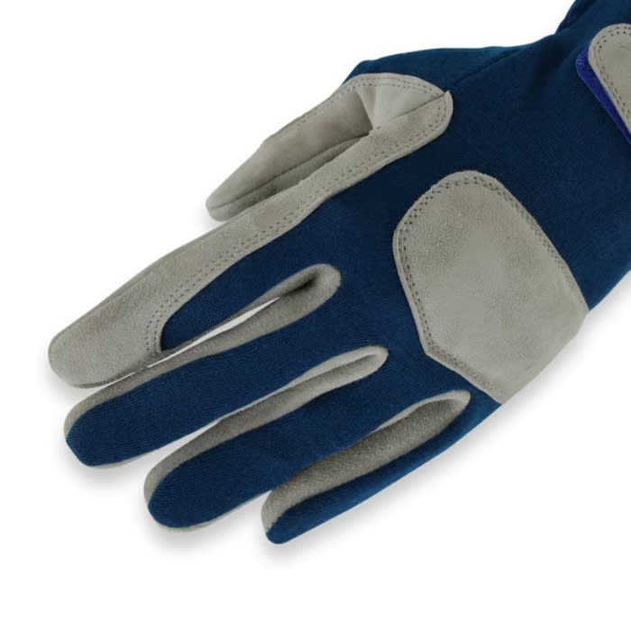 GUANTES DE PILOTO IGNIFUGOS 1 CAPA - RQP 351 AZUL - TALLA M  | RACEQUIP2