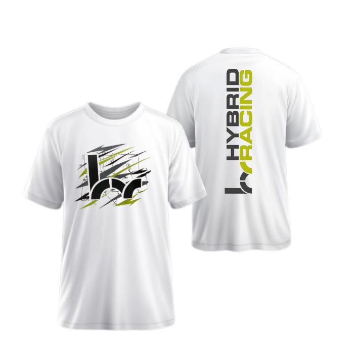 POLERA BLANCA LIVERY | HYBRID RACING1