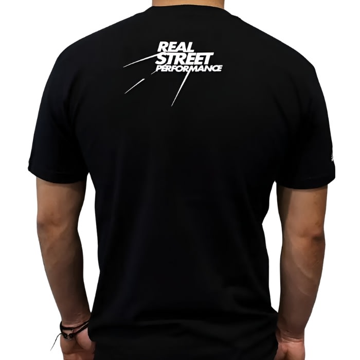 POLERA NEGRA  LOGO  VERDE  | REAL STREET2