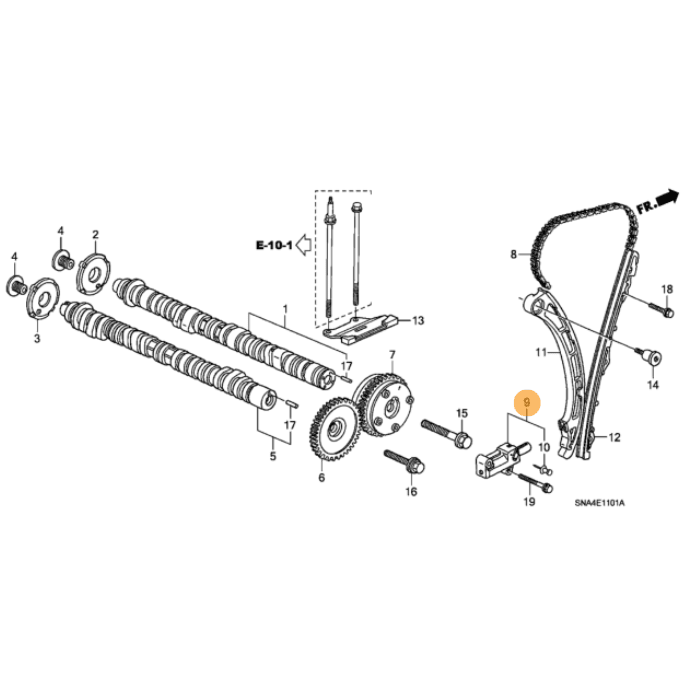 TENSOR HIDRAULICO HONDA K20-K20Z | OEM HONDA2