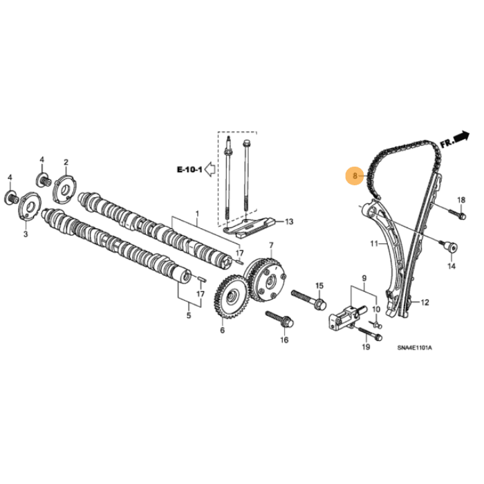 CADENA DE DISTRIBUCION HONDA K20-K20Z | OEM HONDA2