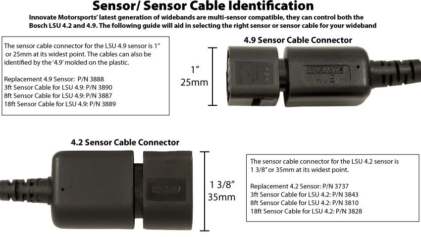 SENSOR DE REEMPLAZO WIDEBAND (BOSCH LSU 4.9) | INNOVATE MOTORSPORT2
