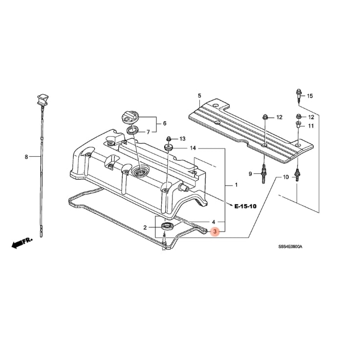 EMPAQUE TAPA DE VALVULAS HONDA K20 - K24 | OEM HONDA2