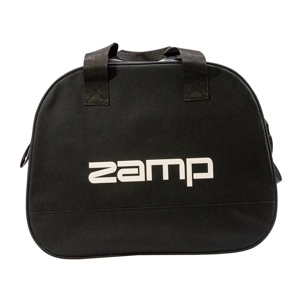 BOLSO PARA CASCO CON DOBLE CIERRE - NEGRO CON GRIS | ZAMP2