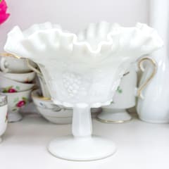 Centro de mesa de Milk glass - 16cm 1