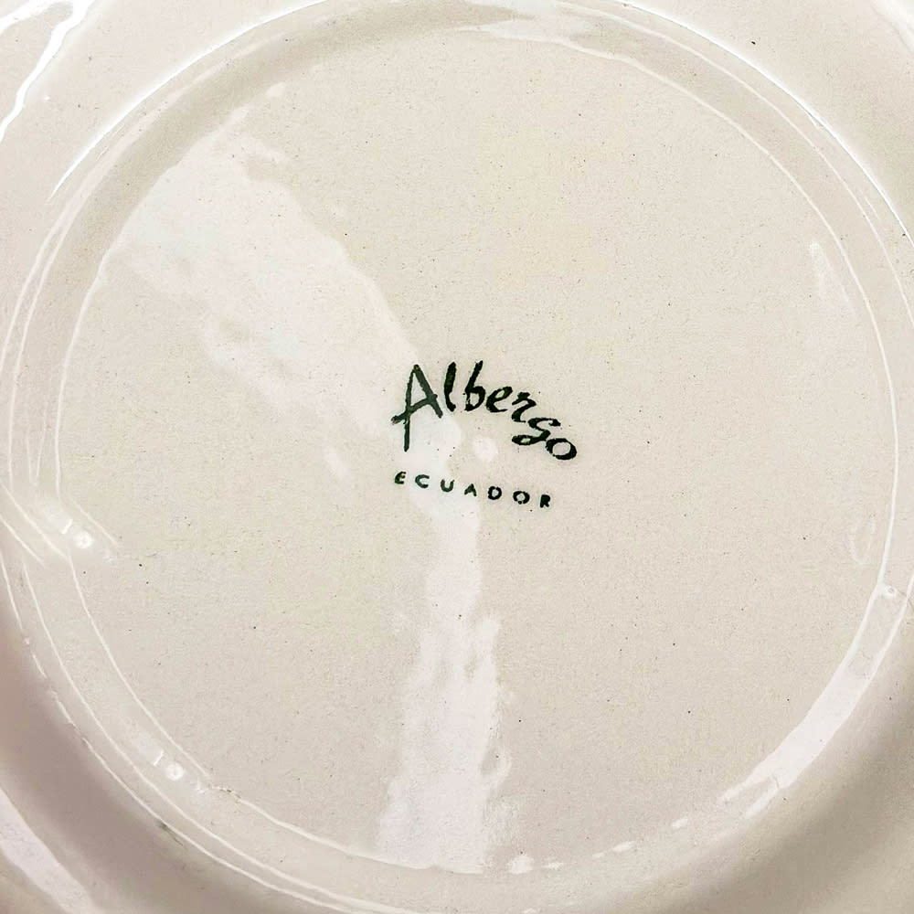 Plato de pan willow ecuador de 1970 - 17cm3