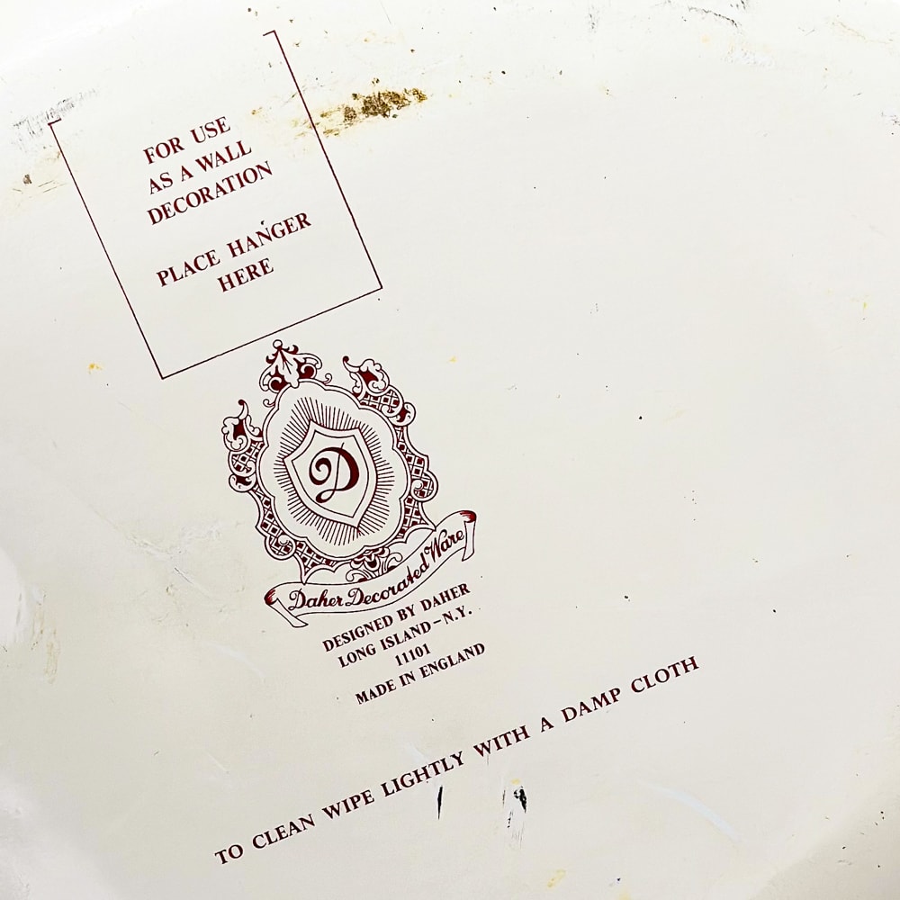 Bandeja metálica de 1960 - 33cm4