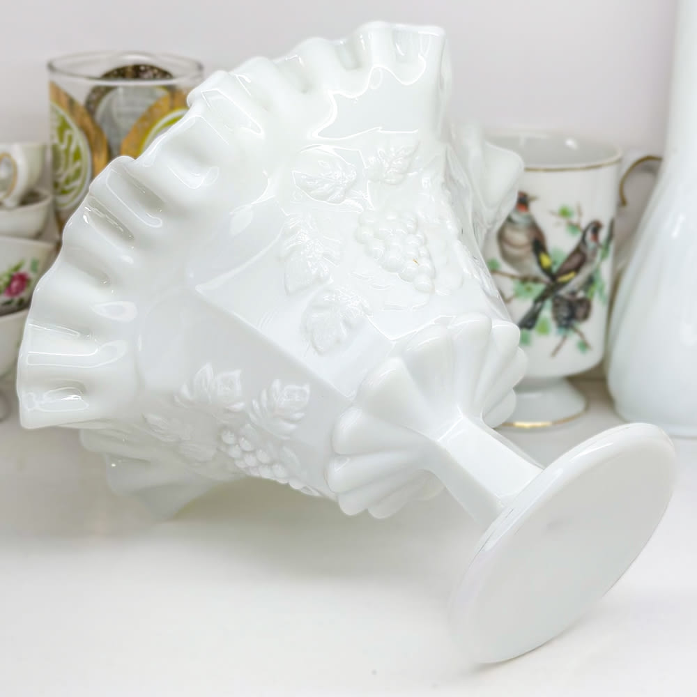 Centro de mesa de Milk glass - 16cm4