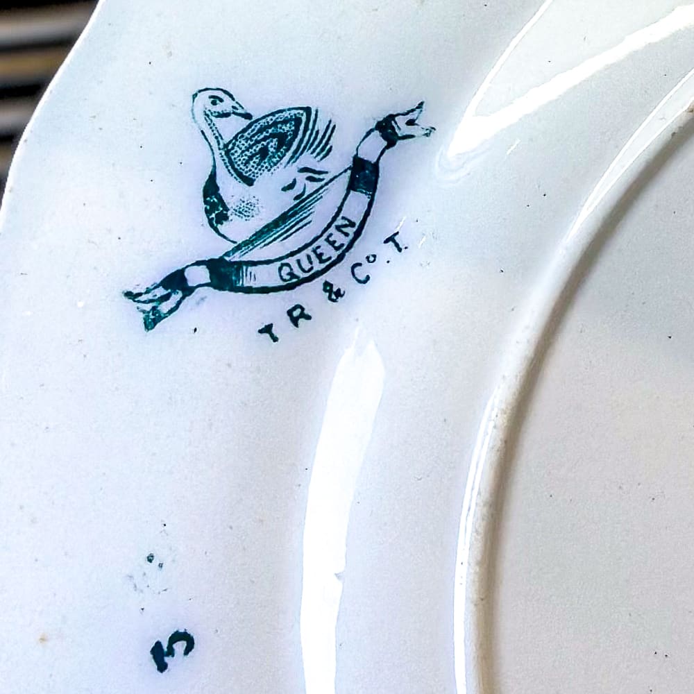 Plato de ensalada de 1900 - 20cm3