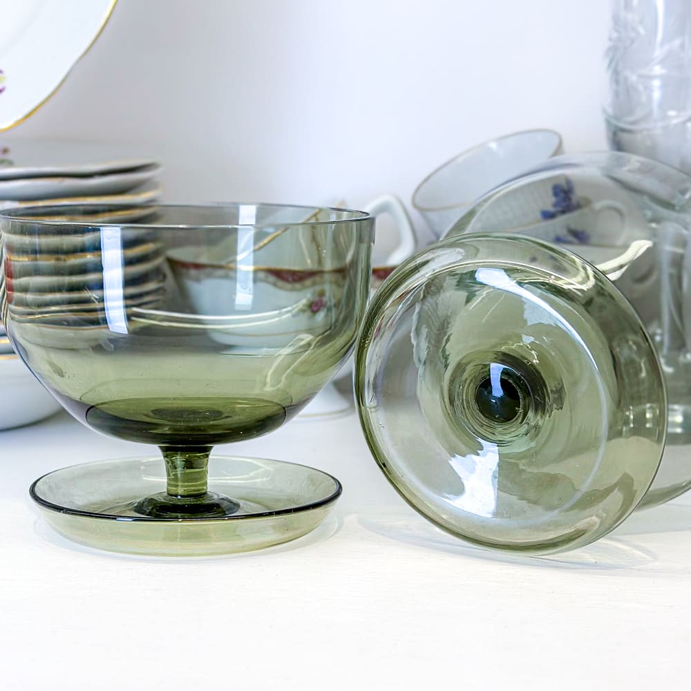 Par de copas humo - 10cm3