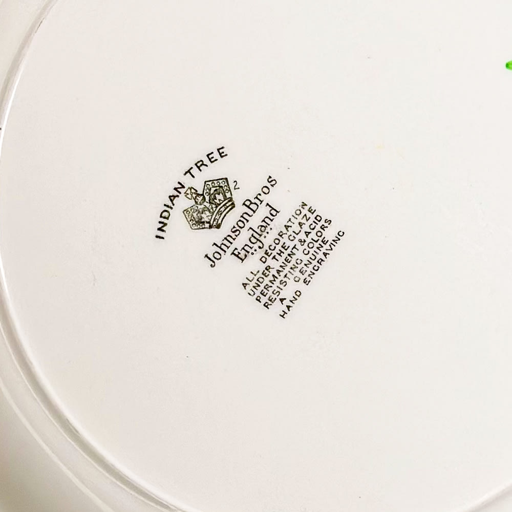 Plato de fondo Indian Tree - 25cm3