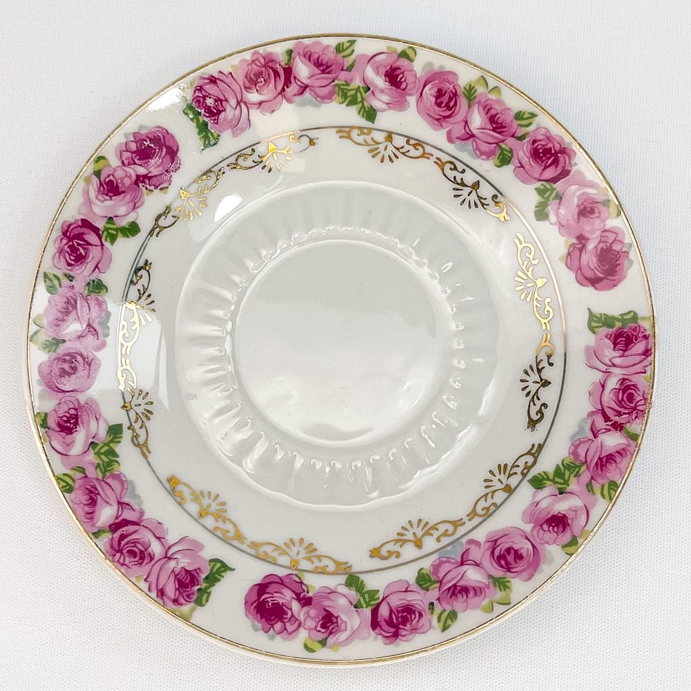 Platillo de té rosas - 14cm3