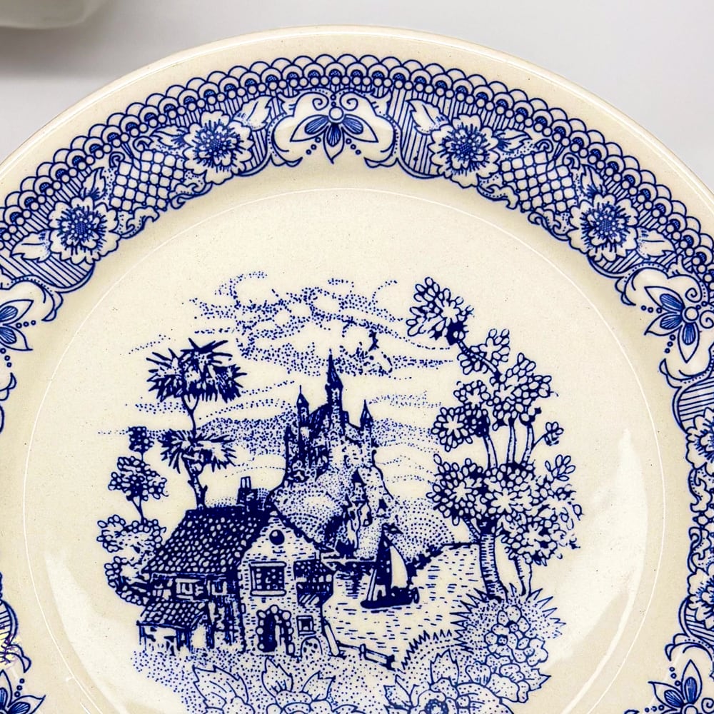 Plato de pan willow ecuador de 1970 - 17cm2