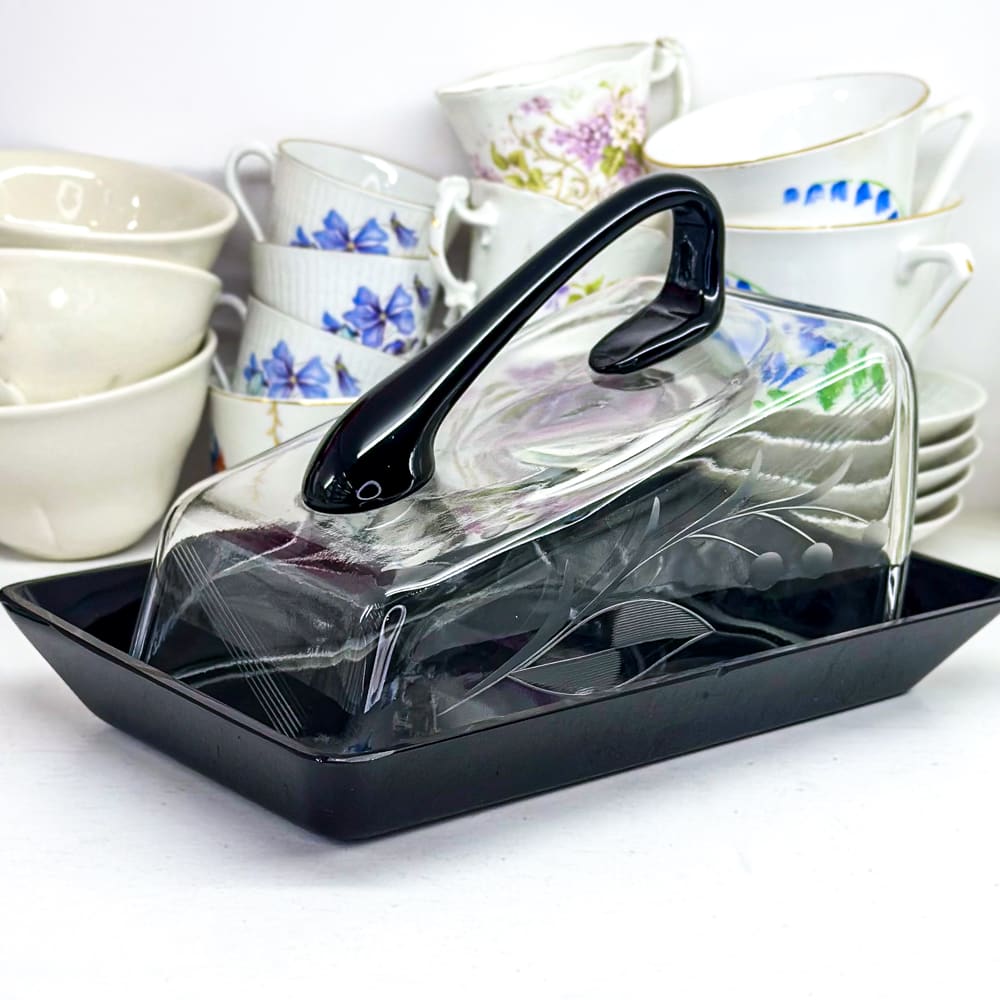 Quesera art deco de 1920 - 22cm1