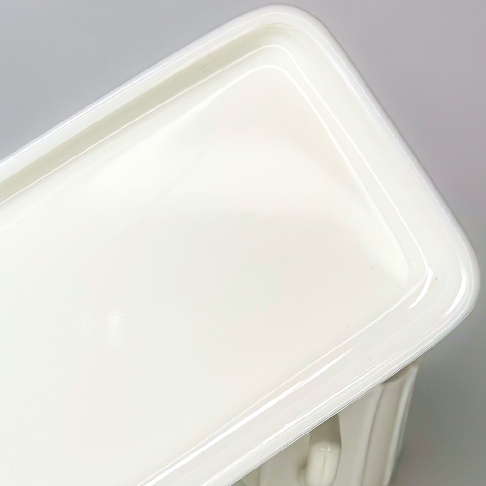 Set de lechero y terronero Milk glass3