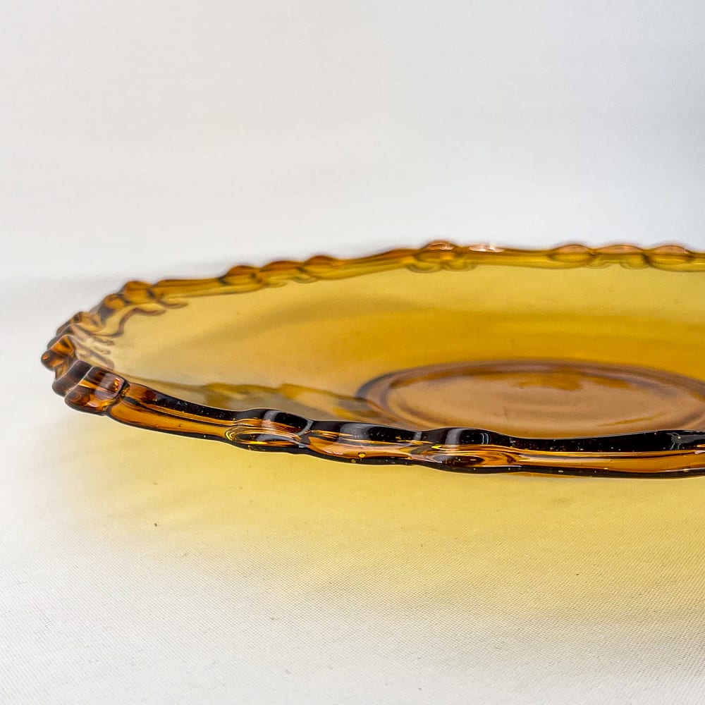 Plato vidrio prensando - 29cm1