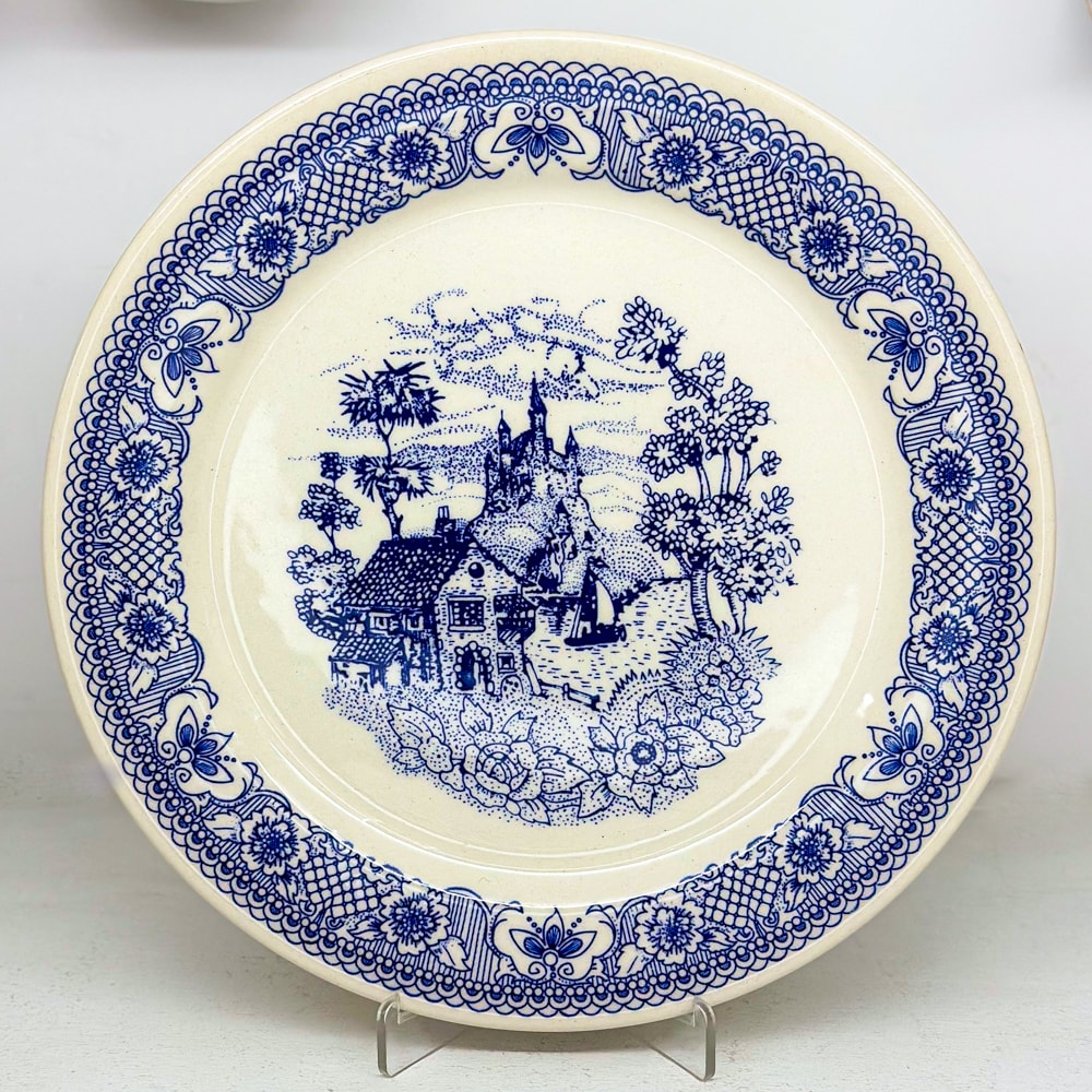 Plato de pan willow ecuador de 1970 - 17cm1