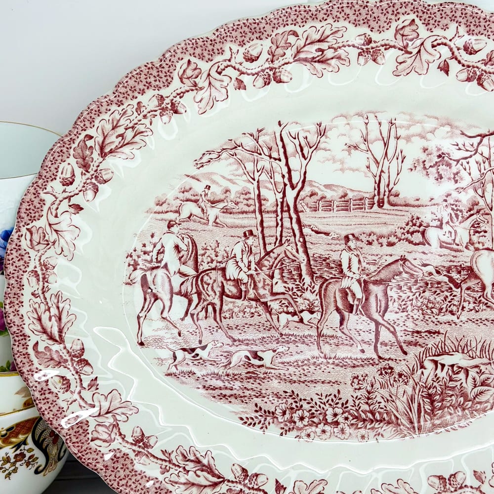 Fuente roja Myott - 29cm3