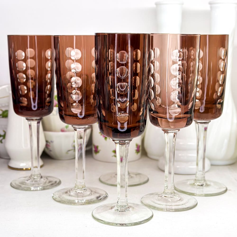 Juego de 6 copas de cristal - 200cc3