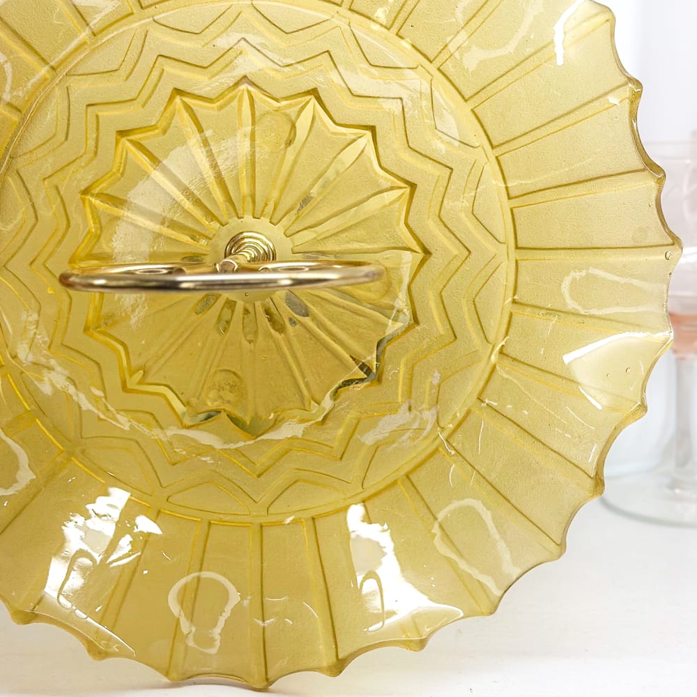 Centro de mesa de vidrio - 14cm4