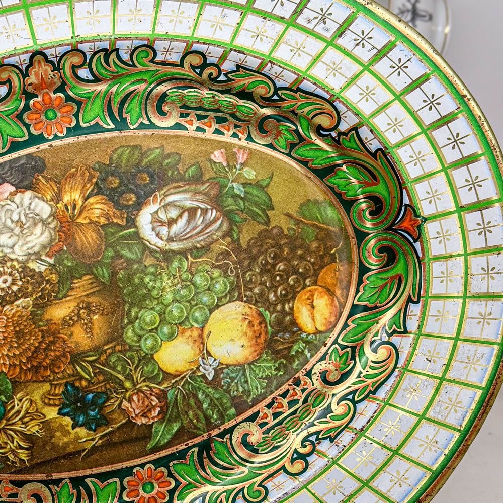 Bandeja metálica de 1960 - 33cm2