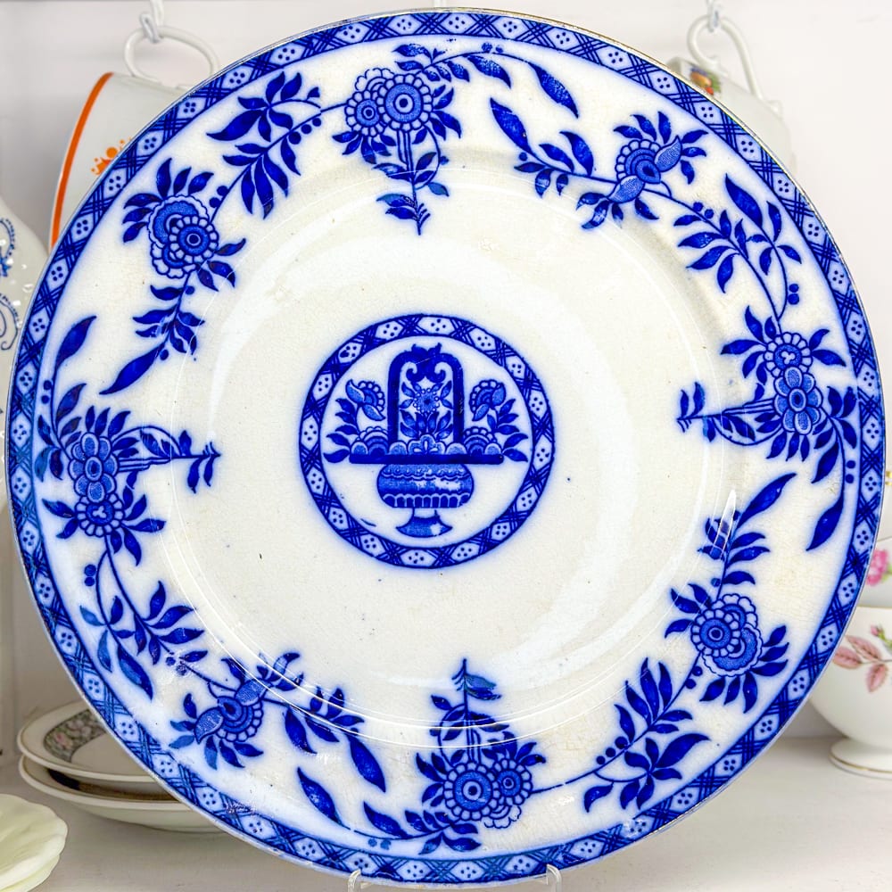 Plato de presentación azul 1900 - 26cm1