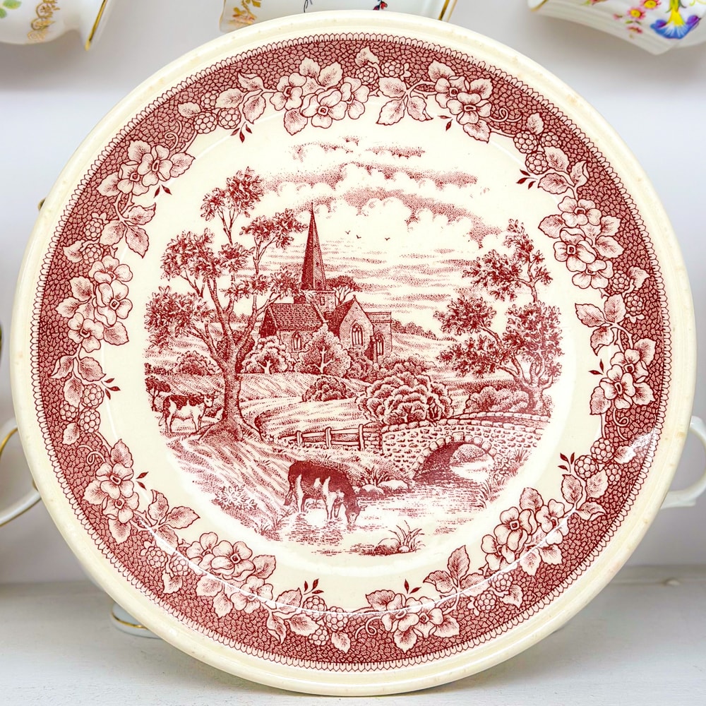 Plato de ensalada inglés - 19cm2